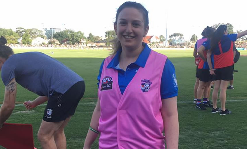 Bec Huppert - Western Bulldogs AFLW