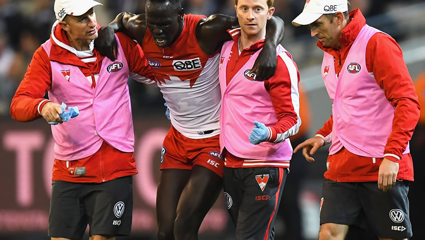 Sydney Swans defender Aliir Aliir - Sporting News